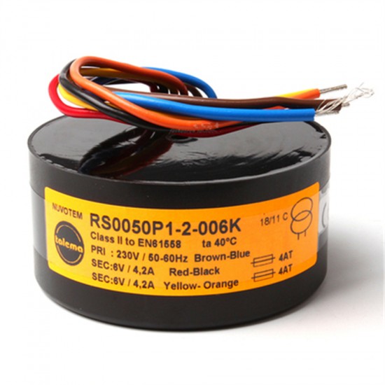 T-027  2* 6V 9V 12V 15V 18V 25V 50VA  NEW Talema RS Nuvotem  Sealing  Toroidal Transformer   50W