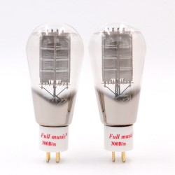 T-048 Fullmusic 300B/N 300BN Vacuum Tube Mesh Plate Replace EH JJ 300B Tubes Dome Globe Type Vintage HIFI AMP DIY Audio
