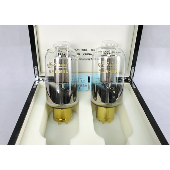 T-051 Fullmusic Premium 845SL Vacuum Tube 845/CNE 845/Q Upgrade Edition Vintage HIFI AUDIO Tube AMP DIY Factory Match Luxury Box