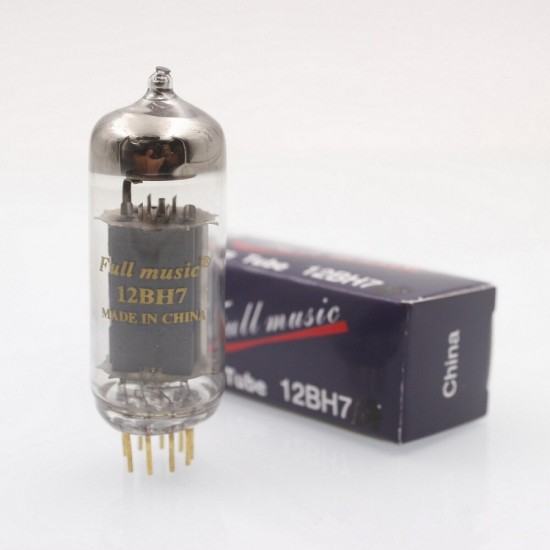 T-063 Fullmusic 12BH7 Vacuum Tube FOR Hifi Vintage Tube Amplifier DIY Factory Test Match Pair