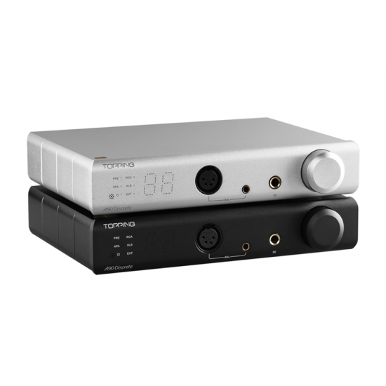 TOPPING A90 Discrete Fully Dirscrete Balanced Headphone Amplifier NFCA 4Pin XLR /4.4 Balanced/6.35mm SE Output Pre-amplifier