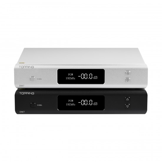 TOPPING DM7 8 Channel USB DAC ES9038PRO Decoder Full Balanced HIFI DSD128 Native PCM 32bit192kHz Decoding