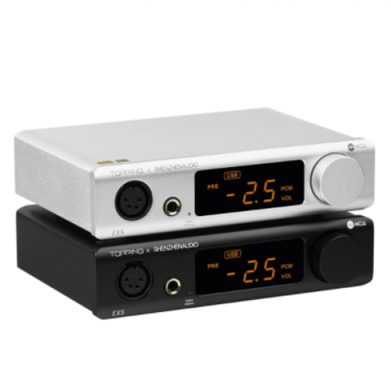 TOPPING EX5 MQA DAC Headphone Amplifier ES9038Q2M*2 Bluetooth 5.0 Decoder with Remote Control