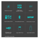 TOPPING M50 Digital Music Player Support DSD256 PCM 24bit384kHz HiFi Bluetooth Receiver with Remote Control