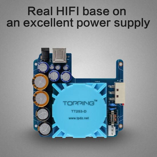 TOPPING P50 Linear Power Supply Made for D50S A50 DX3 PRO Compatible with Global voltage 115V/230V