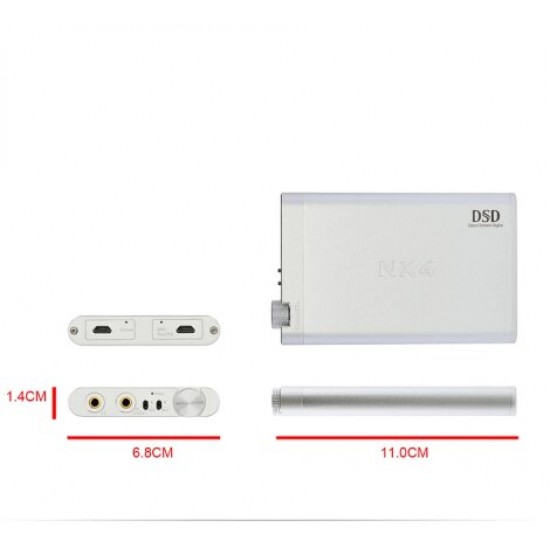 Topping NX4 DSD XMOS-XU208 DAC ES9038Q2M Portable USB DAC DSD NX4DSD Decoder Amplifier