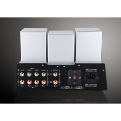 W-010 YAQIN B-2T Vacuum Tube  Preamp Pre-amplifier Preamplifier 5AR4*1 EL84*1 12AX7*2 12AU7*2 With remote control AC110~220V W-010 YAQIN B-2T Vacuum Tube  Preamp Pre-amplifier Preamplifier 5AR4*1 EL84*1 12AX7*2 12AU7*2 With remote control AC110~220V