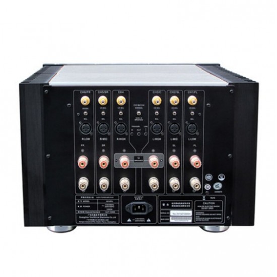 Winner/AD-8PA three-way fully balanced electronic crossover six-channel high-power HIFI rear stage 8 ohm
