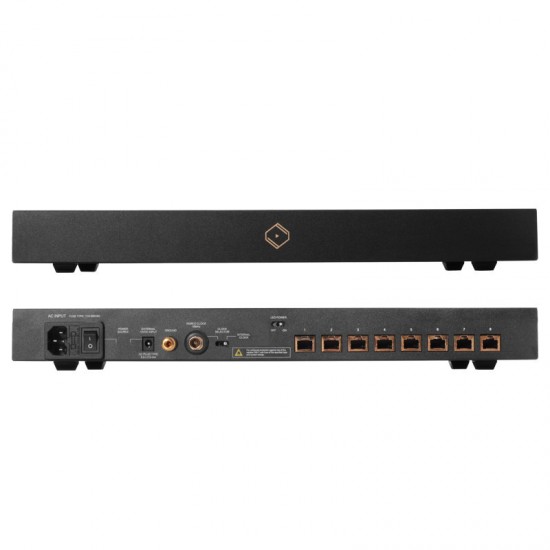 XL-9 Silent Angel Bonn N8 pro Audio grade network switch with low-noise less-interference high-precision clock techniques system
