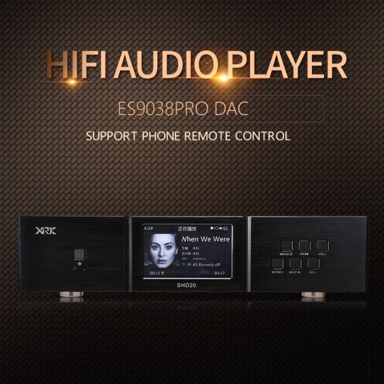 XRK Shinrico Xinruike SHD20 HIFI digital audio player ES9038Pro DAC supports DSD SACD ISO