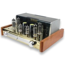 YAQIN MC-84L Integrated Vacuum Tube Amplifier SRPP Circuit 6P14*4 Class AB1 Tube Headphone Earphone Amplifier 2*12W 110V/220V YAQIN MC-84L Integrated Vacuum Tube Amplifier SRPP Circuit 6P14*4 Class AB1 Tube Headphone Earphone Amplifier 2*12W 110V/220V