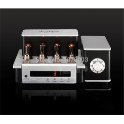 YAQIN MS-6V6 Integrated Vacuum Tube Amplifier SRPP Circuit 6P6Px4 Class AB1 Amplifier Amplifier power