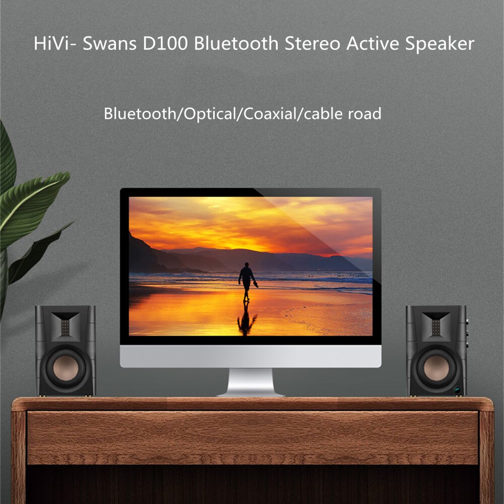 HV-04-Swans-Speakers-D100-Powered-Bookshelf-Speaker-20-Active-Bluetooth50-Speaker-for-TV-HIGH-FIDELITY-TWEETER-1005003101603097
