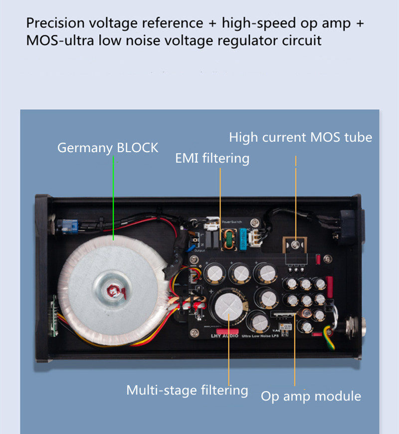 L-028-12V-5A-80W-Mytek-Brooklyn-American-DAC-Decoder-Tigerfish-DC-Linear-Power-Supply-2251832624438961
