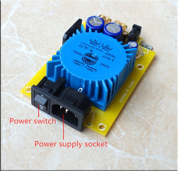L-029-5V-USB-15W-DC-port-dual-output-linear-thermal-power-supply-voltage-regulator-CAS-XMOS-Raspberry-32810741375