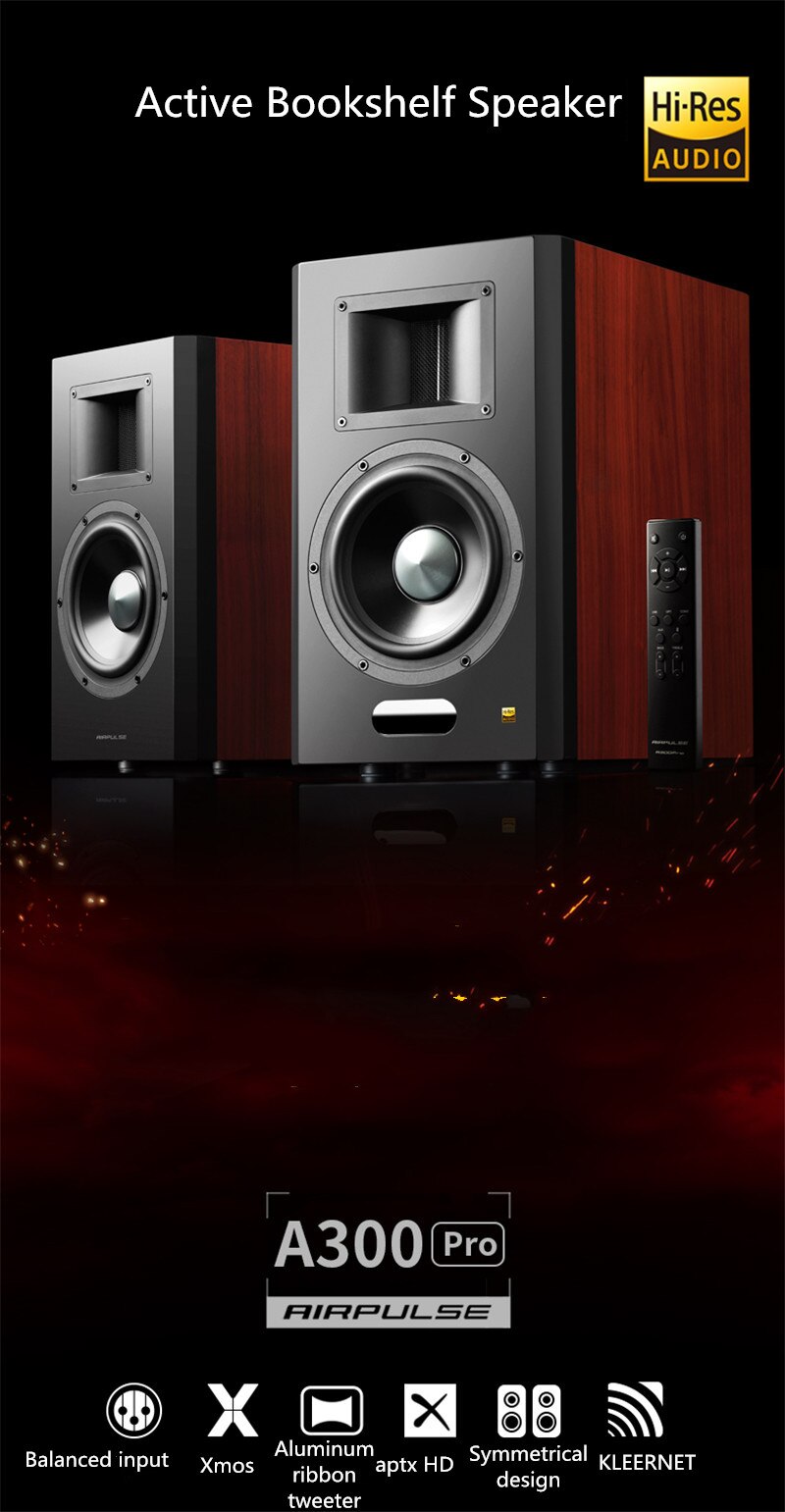 MD-001-Airpulse-Altavoz-A300-A300pro-active-speaker-wireless-Bluetooth-50-connection-treble-10W-10W-Remote-control-1005002273073591