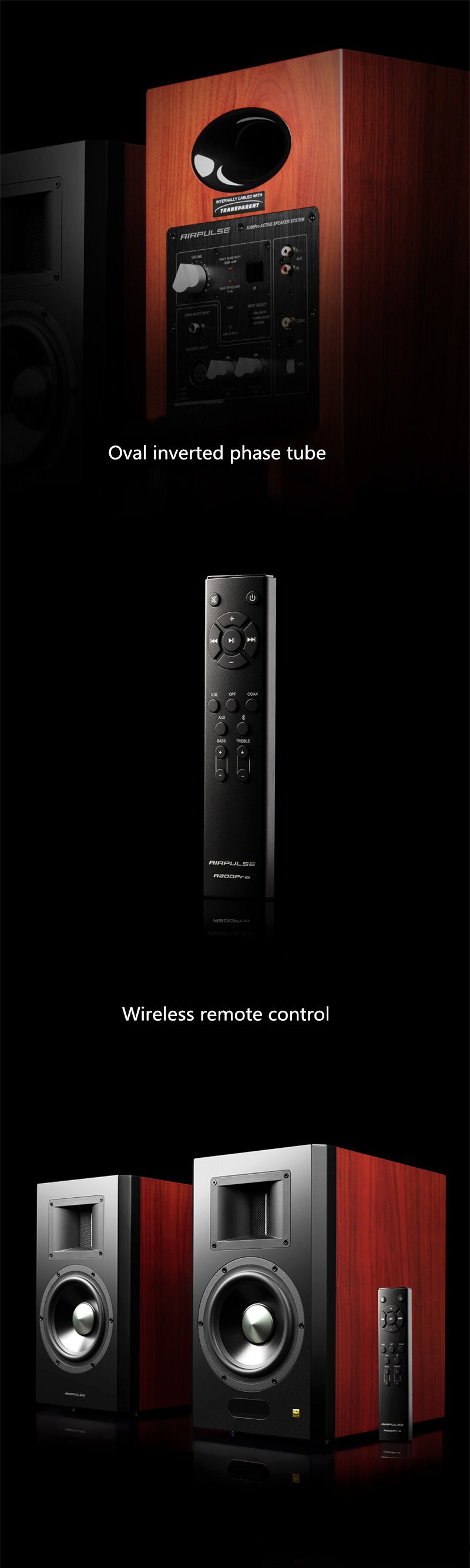 MD-001-Airpulse-Altavoz-A300-A300pro-active-speaker-wireless-Bluetooth-50-connection-treble-10W-10W-Remote-control-1005002273073591