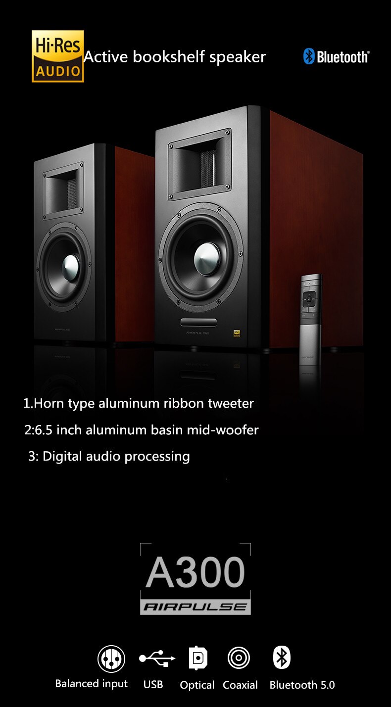 MD-001-Airpulse-Altavoz-A300-A300pro-active-speaker-wireless-Bluetooth-50-connection-treble-10W-10W-Remote-control-1005002273073591