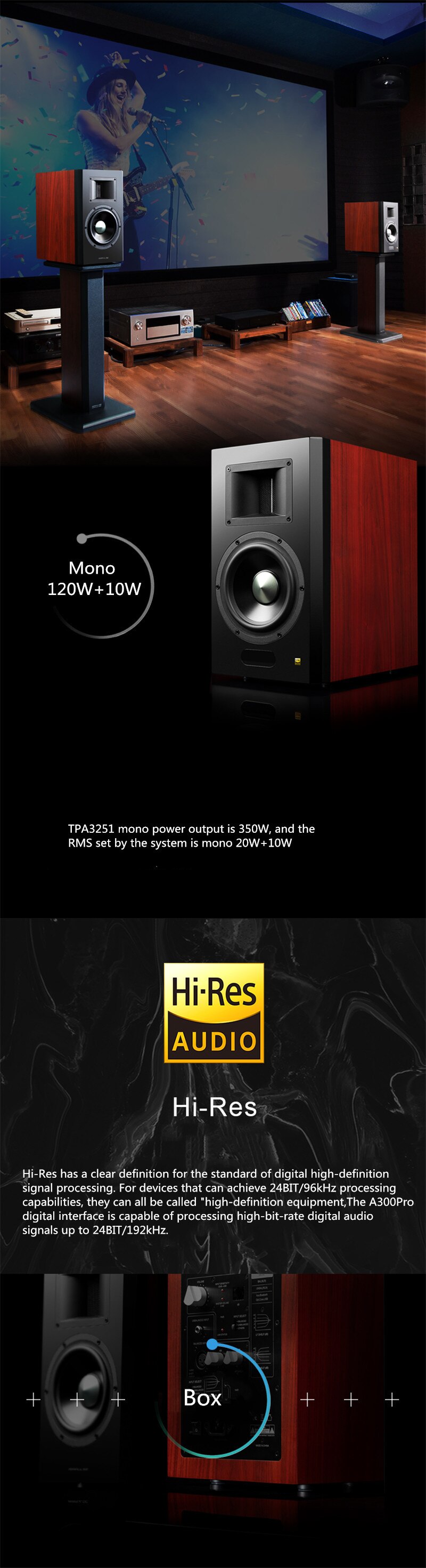 MD-001-Airpulse-Altavoz-A300-A300pro-active-speaker-wireless-Bluetooth-50-connection-treble-10W-10W-Remote-control-1005002273073591