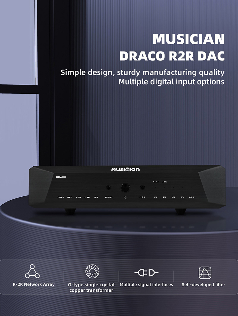 MUSICIAN-Draco-R2R-DAC-I2SCoaxialOpticalAES-BlancedUSB-input-RCAXLR-Balanced-Output-ALTERA-CHIP-R2R-Decoder-3256804442666102