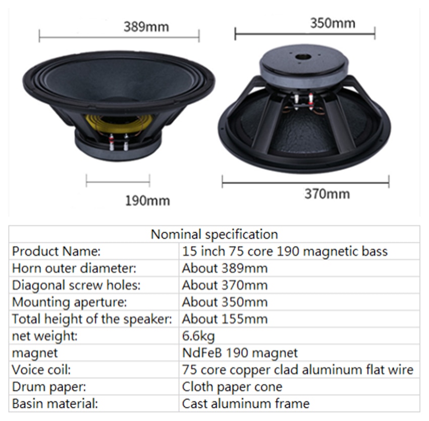 PA-045-Professional-Audio-15-Inch-Middle-Bass-Woofer-Speaker-Unit-100mm-8-ohm-350W-99dB-4000103993764