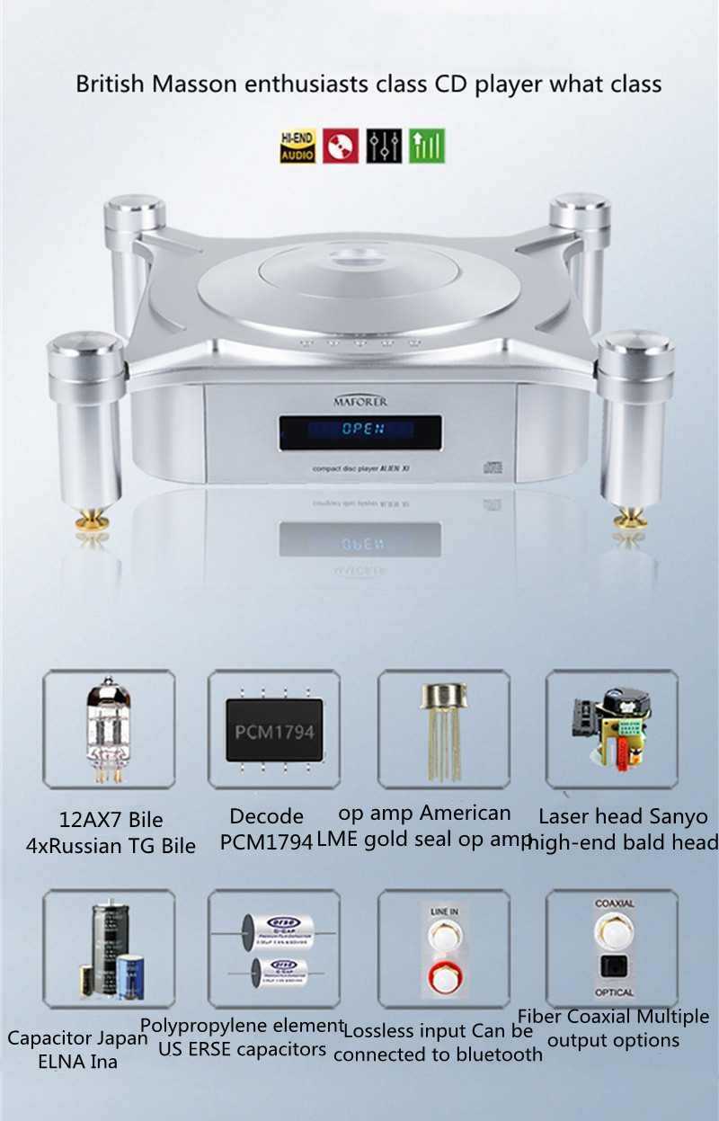 R-067-UK-MAFORERALINE-x1-Tube-CD-Player-CD-Player-Lossless-External-Bluetooth-12x7-PCM-1794-3256804330614071