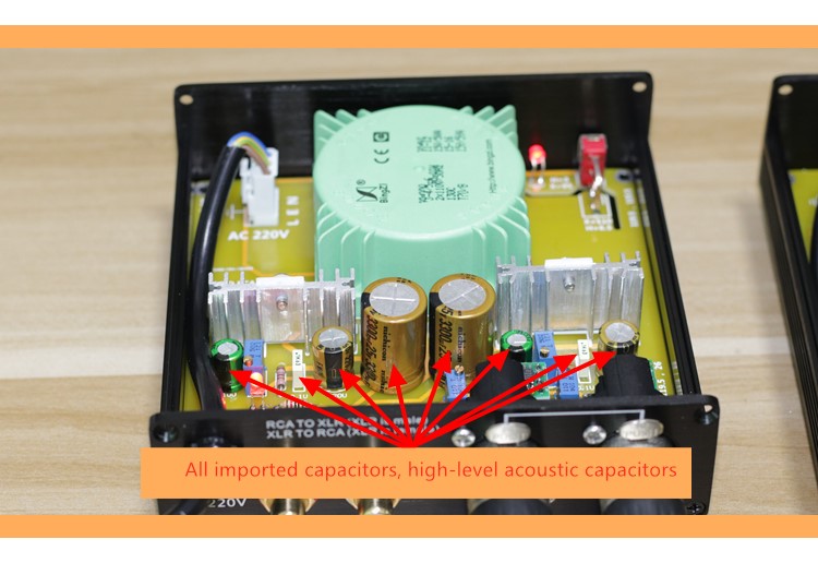 RCA-to-XLRXLR-to-RCA-audio-signal-converter-dedicated-IC-conversion-4000309574255