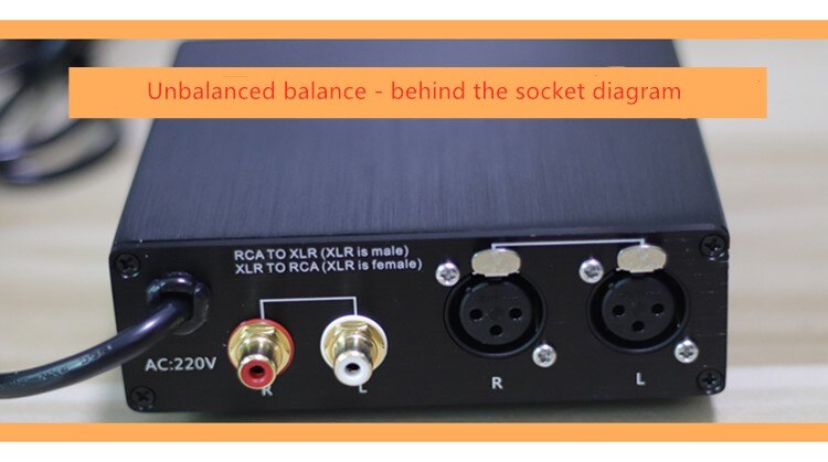 RCA-to-XLRXLR-to-RCA-audio-signal-converter-dedicated-IC-conversion-4000309574255