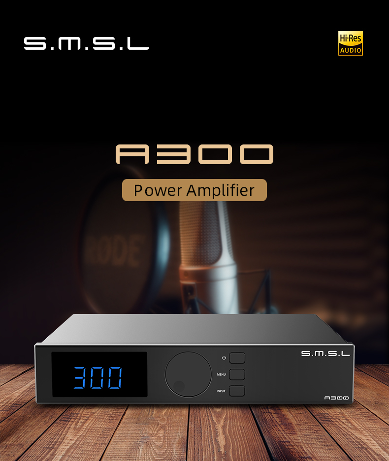 SMSL-A300-Power-Amplifier-BTL-Mode-Bluetooth50-Remote-Control-Digital-Amplifier-3256804222577478