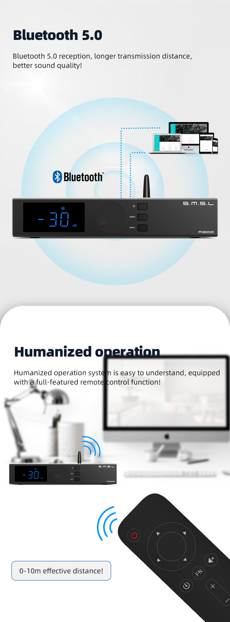 SMSL-A300-Power-Amplifier-BTL-Mode-Bluetooth50-Remote-Control-Digital-Amplifier-3256804222577478