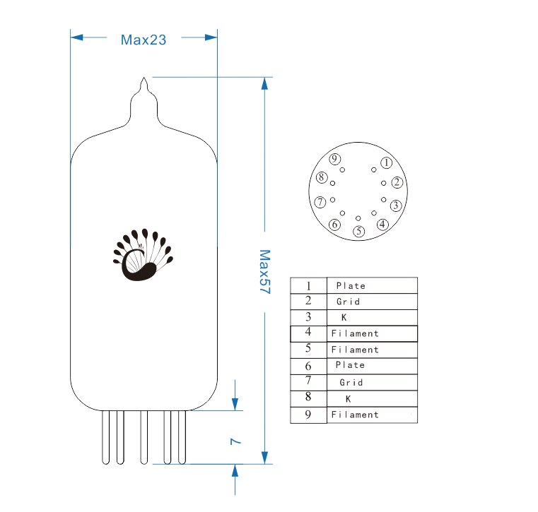 T-004-PSVANE-Matched-Pair-12AX7-TII-ECC83-12AX7-T-Vacuum-Tube-MARK-II-For-Vintage-Hifi-Audio-Tube-Pre-amp-Guitar-AMP-33038361793