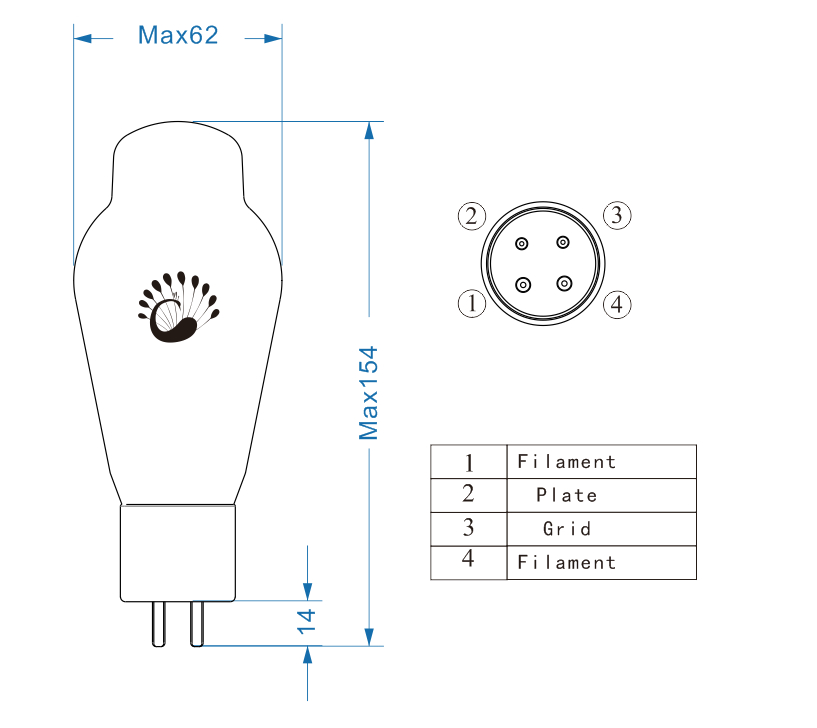 T-007-PSVANE-300B-Vacuum-Tube-Electron-Valve-Power-Tube-Replace-JJ-EH-300B-Vintage-Hifi-Audio-Tube-Amplifier-DIY-Matched-33041046382