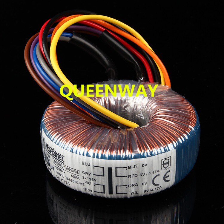 T-020-50VA-26V-139A-NEW-NORATEL-Toroidal-Transformer-50W-Primary-0V-115V2-5060Hz-Secondary-0V-6V2-471A-Rated-Voltage-32977206525