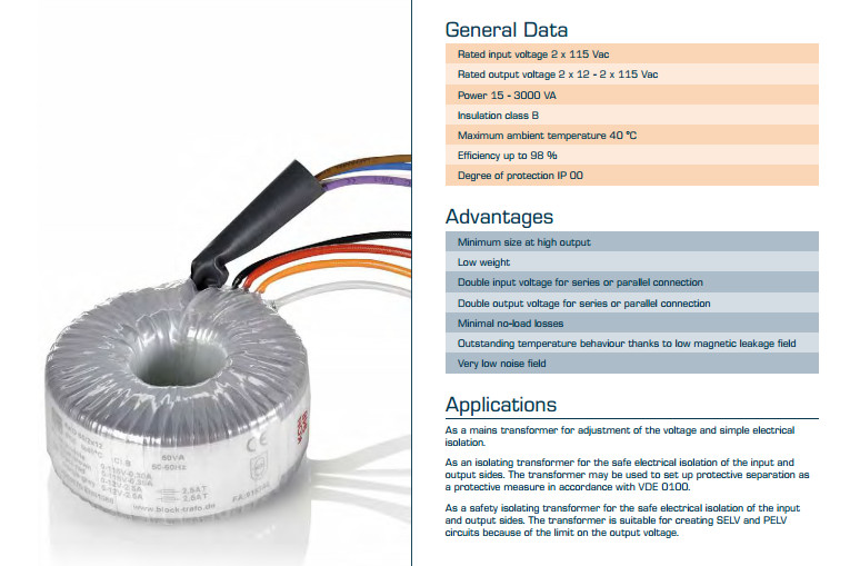 T-022-218V-80VA-80WNew-Germany-Block-Toroidal-Transformer-Pre-Amp-Audio-Decoding-32812908430