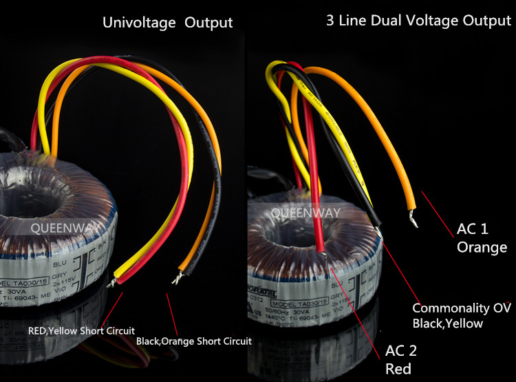 T-025-50VA-2-15V-167A-50W-NEW-NORATEL-Toroidal-Transforme-Primary-Rated-Voltage-0V-115V2-5060Hz-32812328839