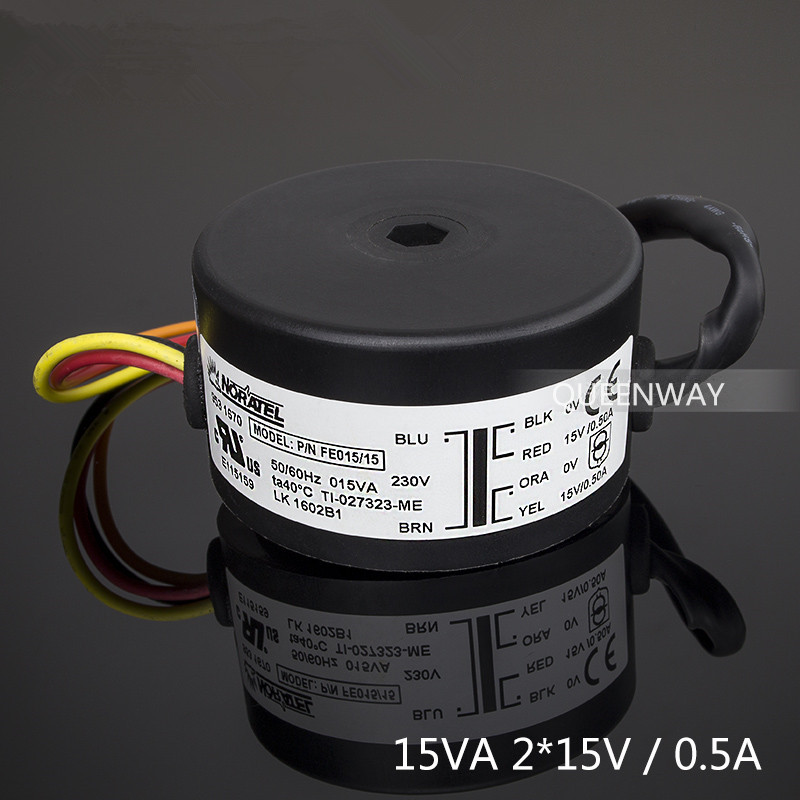 T-026-2-15V-15W-05A-NEW-NORATEL-Sealing-Toroidal-Transformer-Primary-0-230V-5060Hz-Secondary-0-15V2-05A-32812266676