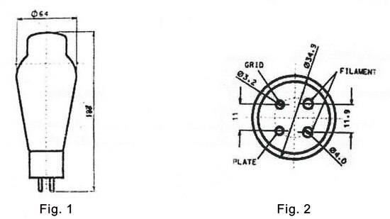 T-050-Fullmusic-300BC-300BC-Vacuum-Tube-Carbon-Plate-Replace-EH-JJ-300B-Tubes-Factory-MatchTest-Pair-33044566465