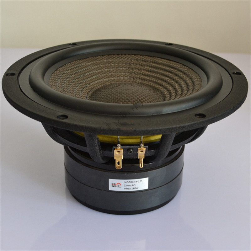 T8-225-8-inch-OD225mm-50mm-Invoice-Coil-Mid-woofer-Speaker-80W160W-Sensitivity-90dB-Frequency-36Hz-39kgPCS-3256801451226160