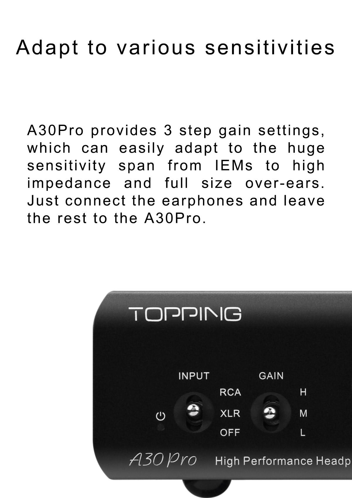 TOPPING-A30Pro-Headphone-Amplifier-4-pin-XLR44mm635mm-Output-Balanced-Input-A30-PRO-Hi-Res-Amplifier-Hifi-AMP-3256802723789108