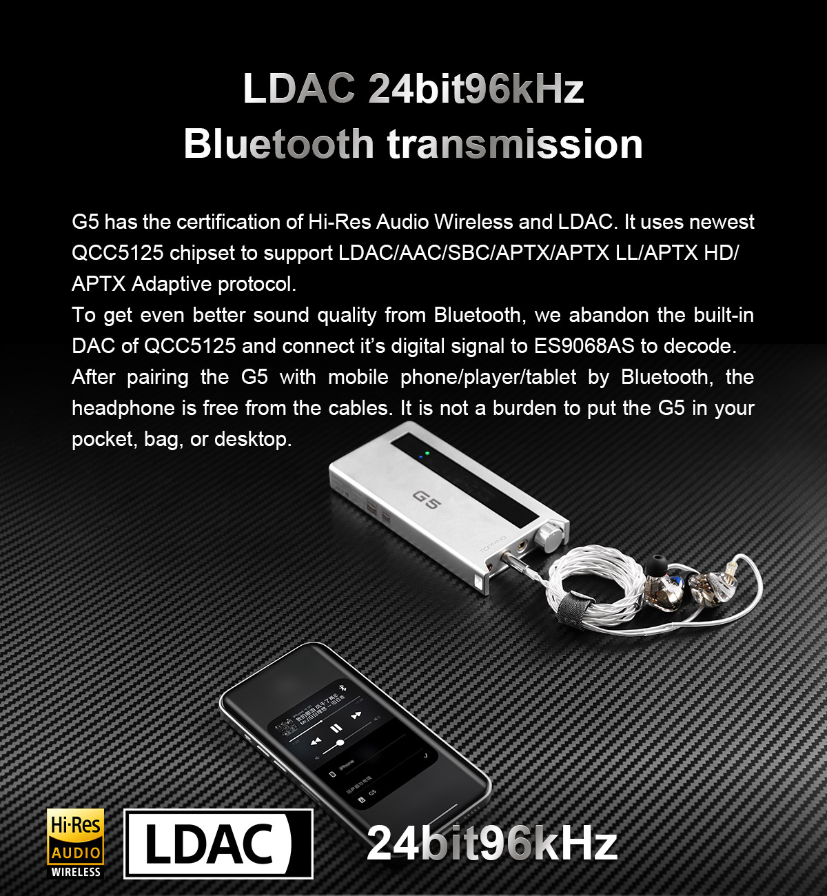 TOPPING-G5-Headphone-Amplifier-Portable-ES9068AS-DACAmp-LDAC-Hi-res-Audio-Support-UP-To-DSD512-768kHz-3256804466415306