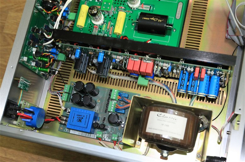 W-006-Classic-No290-Vacuum-Tube-Pre-amplifier-Pre-amplifier-Pre-amp-12AT7EH-x-2-6H30EH-x-1-infrared-remote-control-32809232025