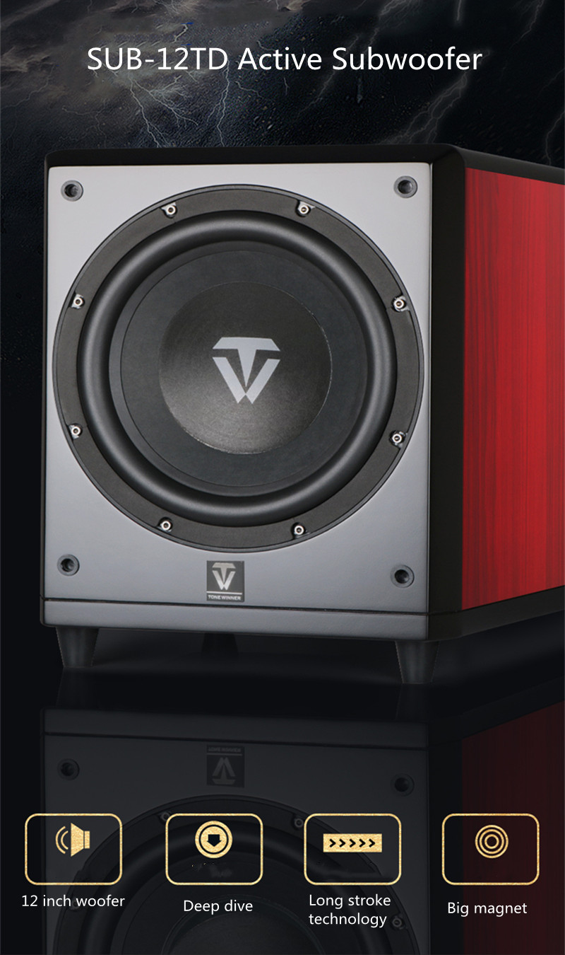 WinnerSUB-12TD-Overweight-Active-Subwoofer-12-Inch-Professional-Home-Theater-Subwoofer-4ohm-3256801302097305
