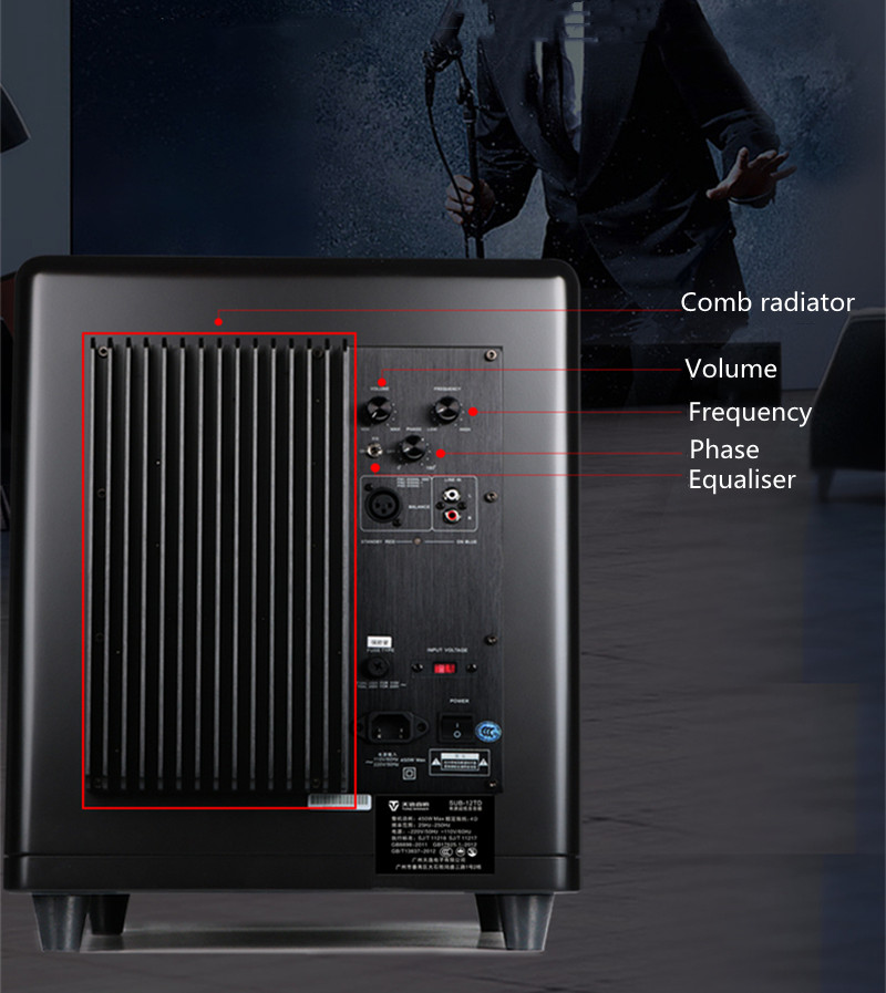 WinnerSUB-12TD-Overweight-Active-Subwoofer-12-Inch-Professional-Home-Theater-Subwoofer-4ohm-3256801302097305