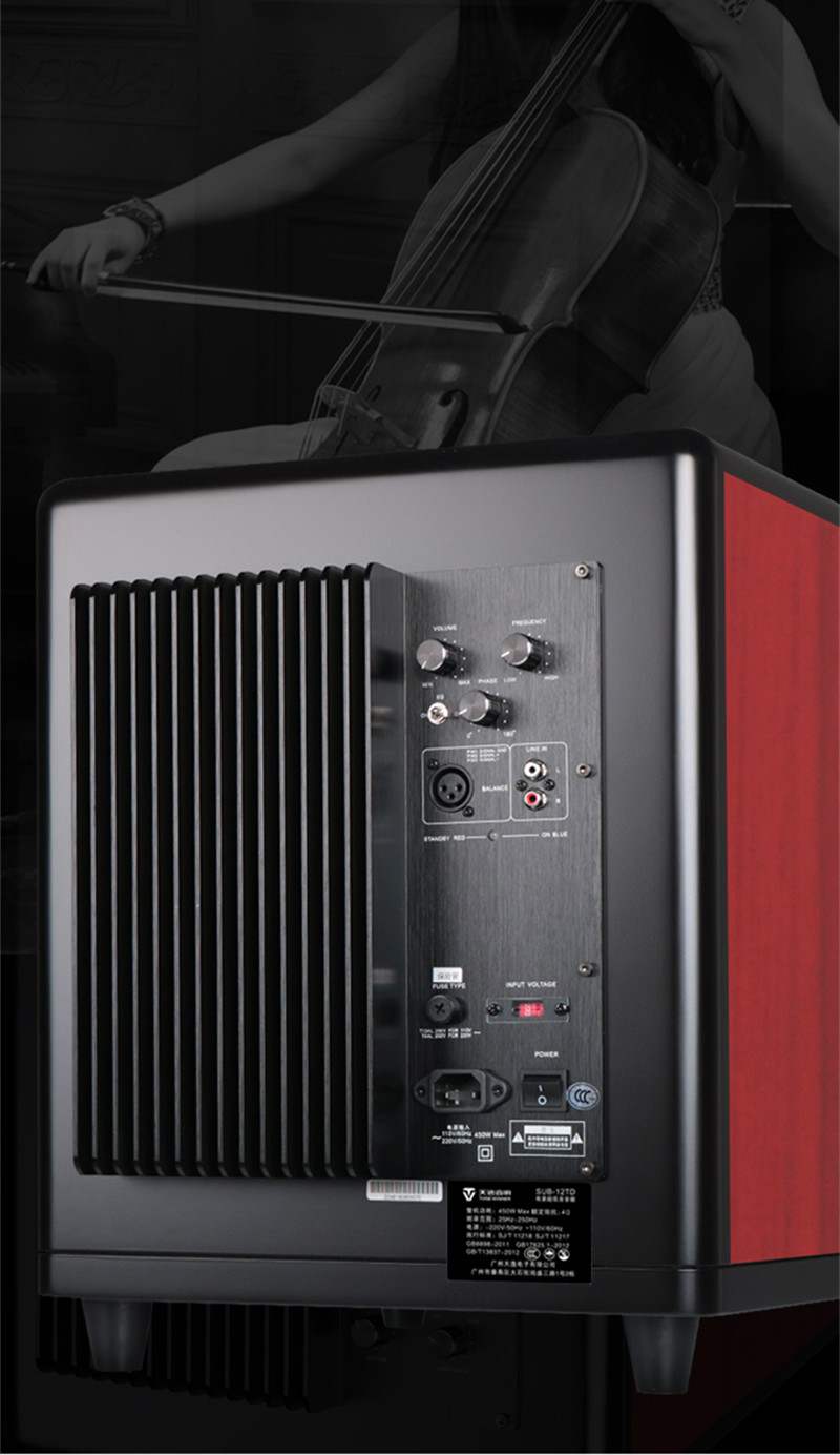 WinnerSUB-12TD-Overweight-Active-Subwoofer-12-Inch-Professional-Home-Theater-Subwoofer-4ohm-3256801302097305