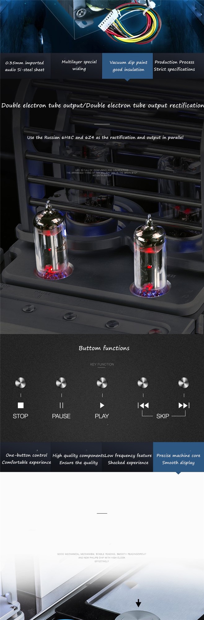 Yaqin-SD-38A-professional-HIFI-vacuum-tube-CD-player-rectifying-tube-6H8C6Z46N8P-PCM1794U-DAC-remote-control-New-Version-4000558560290