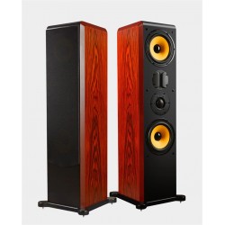HV-8SPLUS speaker dual 8 inch 3 frequency aluminum belt tweeter solid wood leather Loudspeakers HIFI speaker home audio