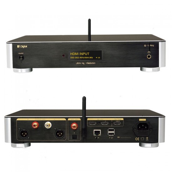 JF Digital S1-Pro ES9018/AK4495 decoder HIFI player USB decoding 32B/384K FPGA Blue-tooth 5.0 receiver dual clock