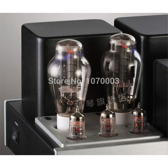 K-020 YAQIN MC-550C New Version Vacuum Tube Amplifier SRPP Circuit 300B*4 Class AB1 Power Amplifier 2x18W 110V/220V