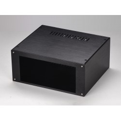 Metal texture car cd six disc car machine aluminum chassis
