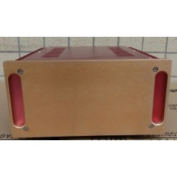 Mixed color 1969 small class a amp box case pass 5w small armor aluminum power amplifier chassis240 * 120 * 260
